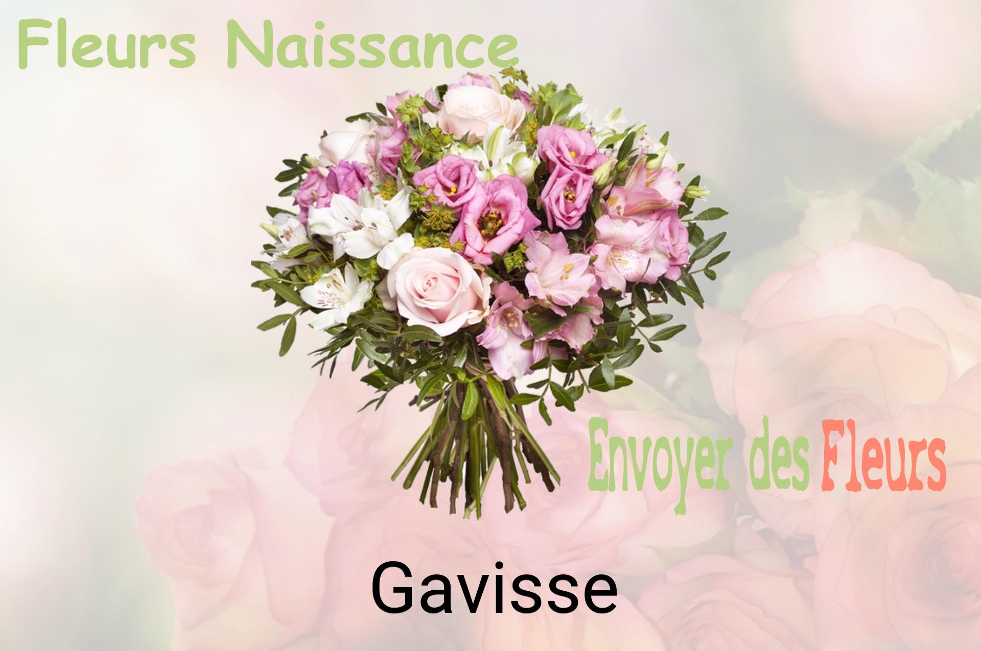 Bouquet de fleurs de naissance livré à Gavisse